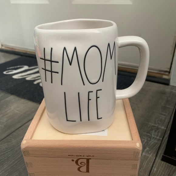 rae dunn mom life mug